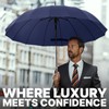 Royal Walk Large Umbrella for 2 Persons, Navy Blue, 54