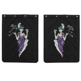 TAIROD 2024 New Upgrade Mud Flap for Semi Truck/Trailer, Universal Heavy Duty Rubber MudFlaps, 24x30 inch 2 Pack (Smoke Beauty)