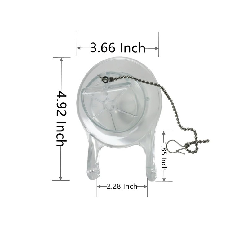 Toilet Baffle Replacement Compatible GA715014-GEG1 (Clear) (Normal)