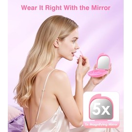 Protector antimolienda, protector bucal para rechinar dientes por la noche, protectores nocturnos para rechinar dientes para adultos, rosa + transpare