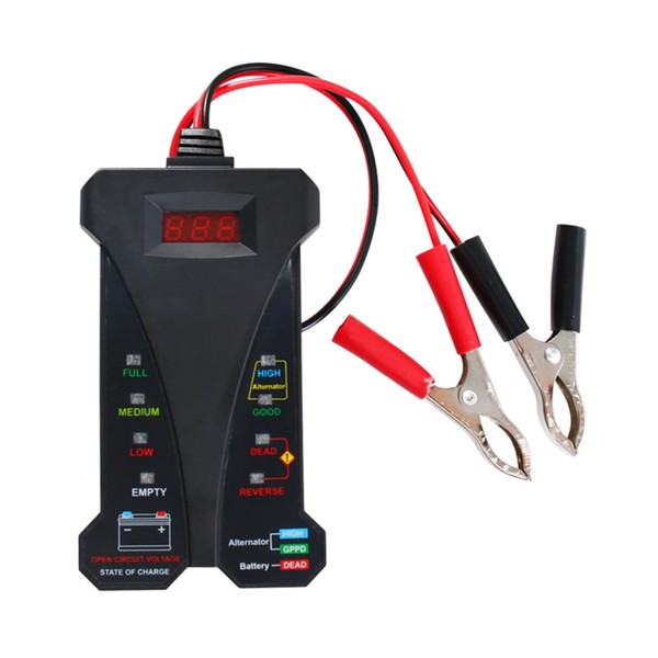 Washinglee J805 Charging System Analyzer, 12V Digital Car Battery Tester