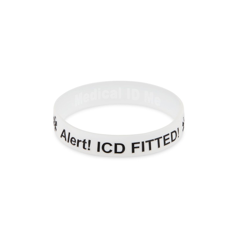4 Pack - ICD Fitted Medical Alert Wristband Implantable Cardioverter