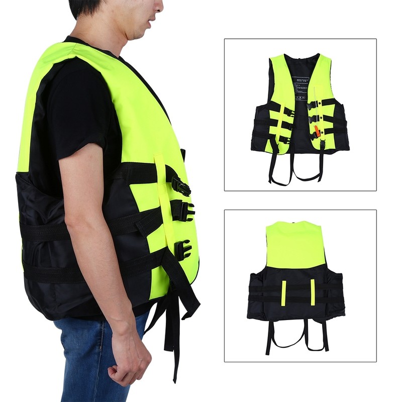 Universal Foam Children Aid Life Jacket Boating Skiing Safety Vest(Green
