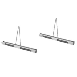 Operitacx 2 Sets Quality Aluminium Alloy Artwork Frame Poster Hanger Hanging DIY Wall Decor Strong Support