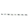 2Pc Platinum Emblem 3D Letter Badge Sticker Rear Bedside Nameplate