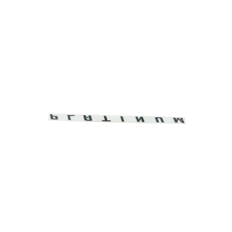 2Pc Platinum Emblem 3D Letter Badge Sticker Rear Bedside Nameplate