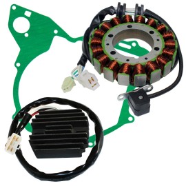 Caltric Stator Regulator Rectifier W/Gasket for Yamaha V Star 650 XVS650 Classic 2004-10