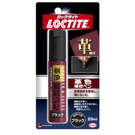 LOCTITE DLP-02B Leather Color Repair Pen, Black, 0.7 fl oz (20 ml)