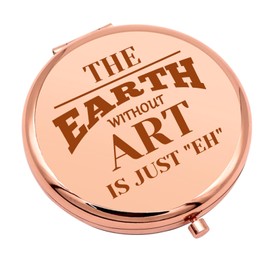 Art Lovers Gifts Artist Inspiration Gift Compact Makeup Mirror Artist Gifts Art Teacher Appreciation Gifts Art Gifts Art Student Gifts Folding Makeup Mirror for Girls Christmas Birthday Gifts