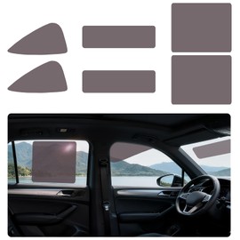 KOCZIL Car Window Shades for Baby - Sun Blocker and Enhance Privacy Window Sun Shade for Driver，Road Trip - Washable & Removable Window Tint for Most Cars (6 PCS)