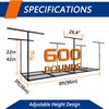 Soywey 3 x 8FT Overhead Garage Storage Rack, Adjustable Ceiling