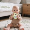 MOXYOY Teething Toys & Rattle Teething Mitten for Baby, Sensory