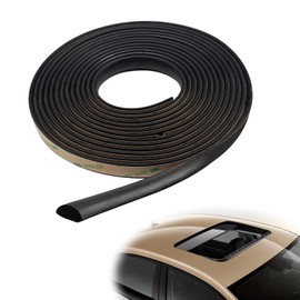 Car Windshield Seal Strip, Sunroof Seal Rubber Seal Car Windshield Seal Strip for Car Front & Rear Windshield/Sunroof/Windows Weather/Sliding Doors Sealing Stripping(16.5FT/5M)