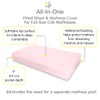 BreathableBaby All-in-One Fitted Sheet & Waterproof Cover, for 52" x