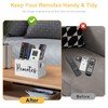 VACONICO Remote Control Holder for Table, Wooden TV Remote Holder,