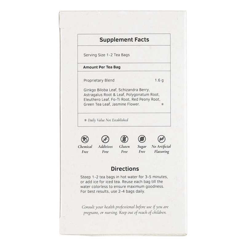 Health King Ginkgo Biloba Herb Tea, Teabags, 20 Count Box