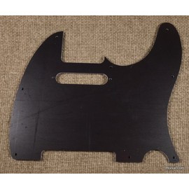 3 Ply Left Handed Guitar Pickguard Fits Fender Tele Telecaster Standard -BLACK (B57)