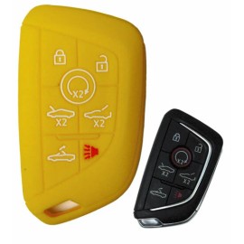 Thejacketstore.com Keyless Entry Key Fob Rubber Cover C8 Corvette Remote 2025 2024 2023 2022 2021