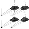 BBOUNDER 4 Pack Linkable LED Utility Shop Light, 4400 LM,