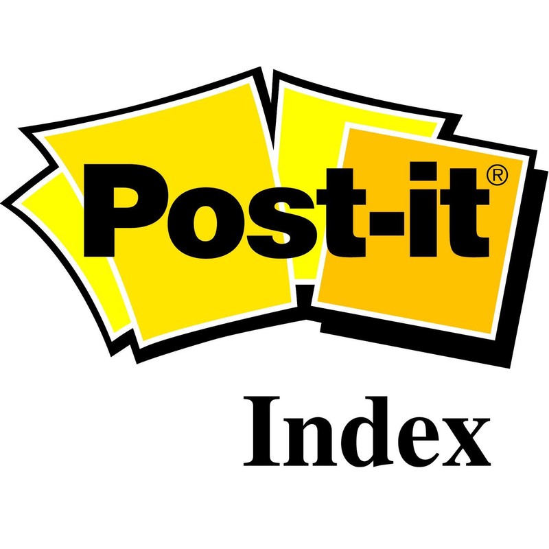 Post-it 686L-GBR Index Strong (3 x 22 Haftstreifen, 25,4 x