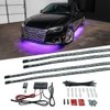 LEDGlow 4pc Multi-Color Slimline Flexible Car Underbody Underglow Accent Neon