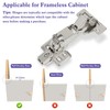 2 Pack 165 Degree Full Overlay Kitchen Cabinet Hinges,Soft Close