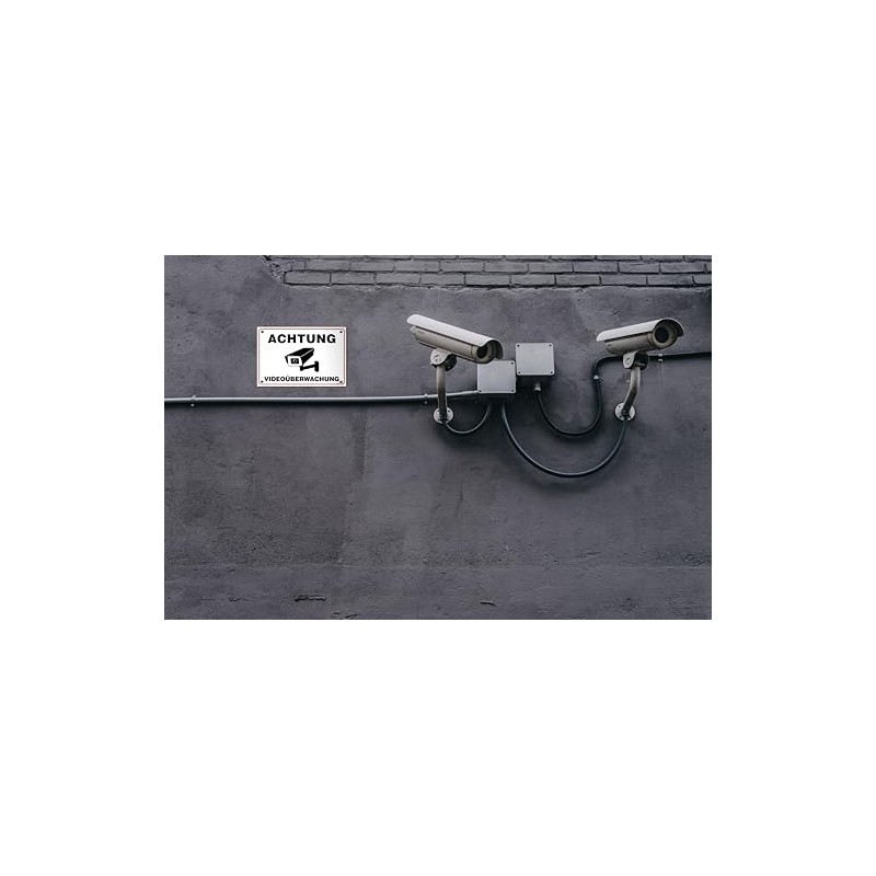 notlok Safety Work Video Surveillance PVC Sign [ 30 x