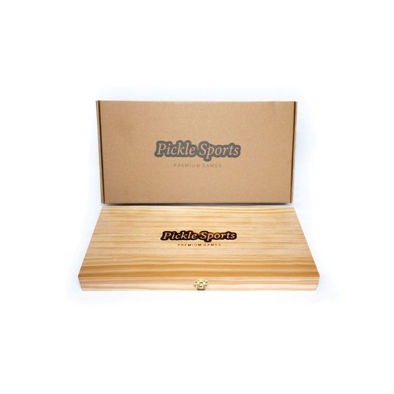 Pickle Sports Get Out Card Marble Wood Board Game (Folding