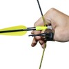 Namvo 2 Pcs Archery Finger Tab Leather Thumb Ring Arrow