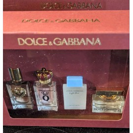 Dolce&Gabbana DOLCE & GABBANA Mini Perfume 4 Pc Gift Set for Women Or Men Set "2024" Holidays