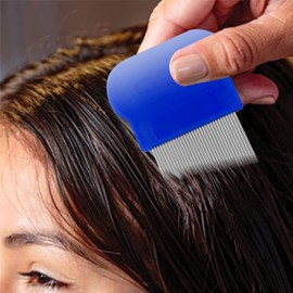 Head Lice Comb Removal Stainless Steel Reusable Metal Long Tooth hair Brush With Spiral Grooves Kids Adults Pets Lice Removes Treatment Louse Nits Long Short Thick Fine Dry Wet Hair Assorted colour