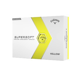 Callaway Supersoft - Pelotas de Golf (versión 2023, Amarillo)