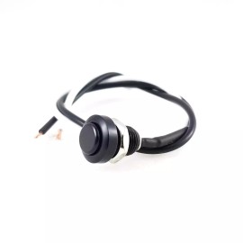 Tesi Switch MICRO Metal Black 8mm Momentary Guitar Kill Switch