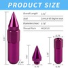 M12X1.5 Spiked Nuts for Rims Aluminum Extended Tuner Lug Nuts