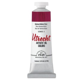 Utrecht Artists' Oil Paint - Quinacridone Rose, 37 ml tube