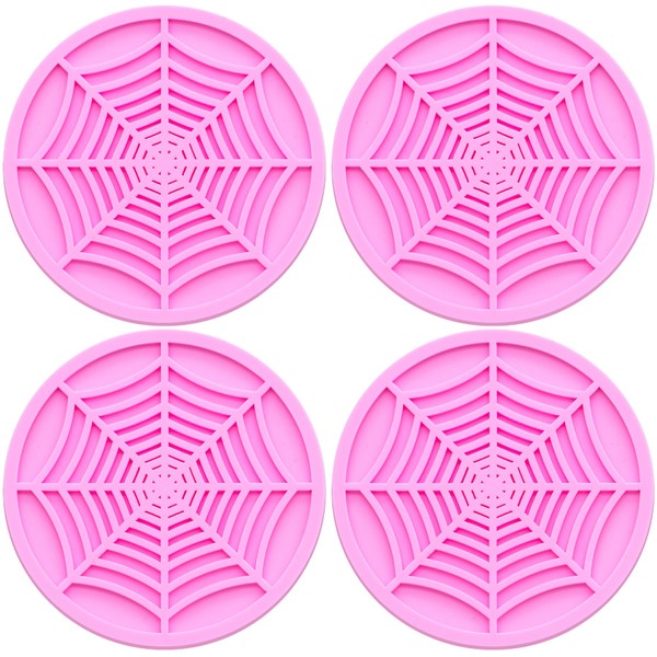 MEAJOO 4PCS Car Cup Holder Coasters, 2.75 Inch Universal Non-Slip