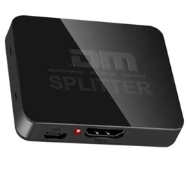 Snblzhef -Compatible 4K Splitter 1 Input 2 Output - Video Amplifier for Dual Display on Monitors and Projectors