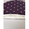 CUSHIONS2U Clarke & Clarke Dotty Spot Purple Off-white Print Large