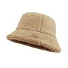 Croogo Winter Cute Bucket Hat Soft Faux Fur Hat Fashion