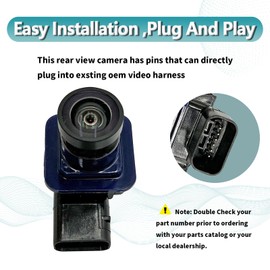 EP5Z-19G490-A Rear View Back Up Camera Compatible with Lincoln MKZ 2013-2016 Replaces EP5Z19G490A DP5Z-19G490-A DP5Z19G490A
