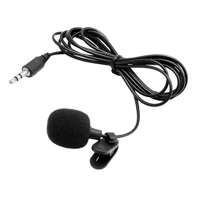 Mercader Digital 3 Pzs Mini Micrófono Lavalier Clip Solapa Jack