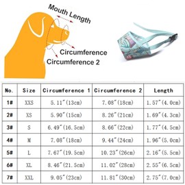 Dog Muzzle,Soft Nylon Dog Muzzle to Prevent Biting Barking and Chewing,Breathable Drinkable Adjustable Loop Pet Muzzle for Small Medium Large Dogs,Dog Muzzle for Safety Protection (4# M, Light Blue)