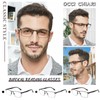 OCCI CHIARI Bifocal Reading Glasses for Men 2.25 Blue Light