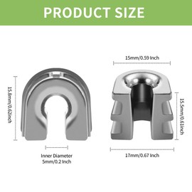 10-Pack String Trimmer Head Eyelet Sleeves, Replacement Weed Eater Head Parts for Stihl FS90R FS100RX FS110R FS130R FS240R FS55 FS56 FS80 FS85 FS110, Trimmer Head Parts for Autocut 25-2 Eyelets