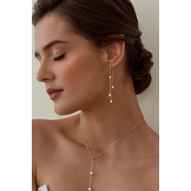 NECOCY Gold Earrings for Women