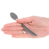com-four® 24 x Plastic Egg Spoons - Reusable Dessert Spoons