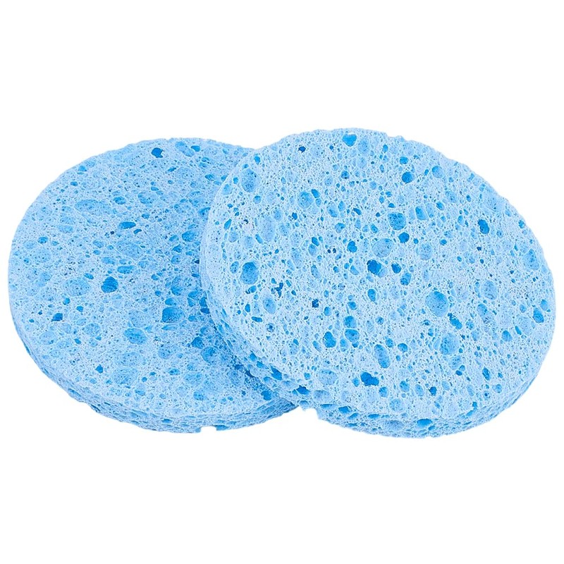 GORGECRAFT Pack of 12 Face Cleansing Sponges Reusable Sponges for