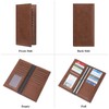 FALAN MULE Long Wallet for Men Leather Bifold Card Holder