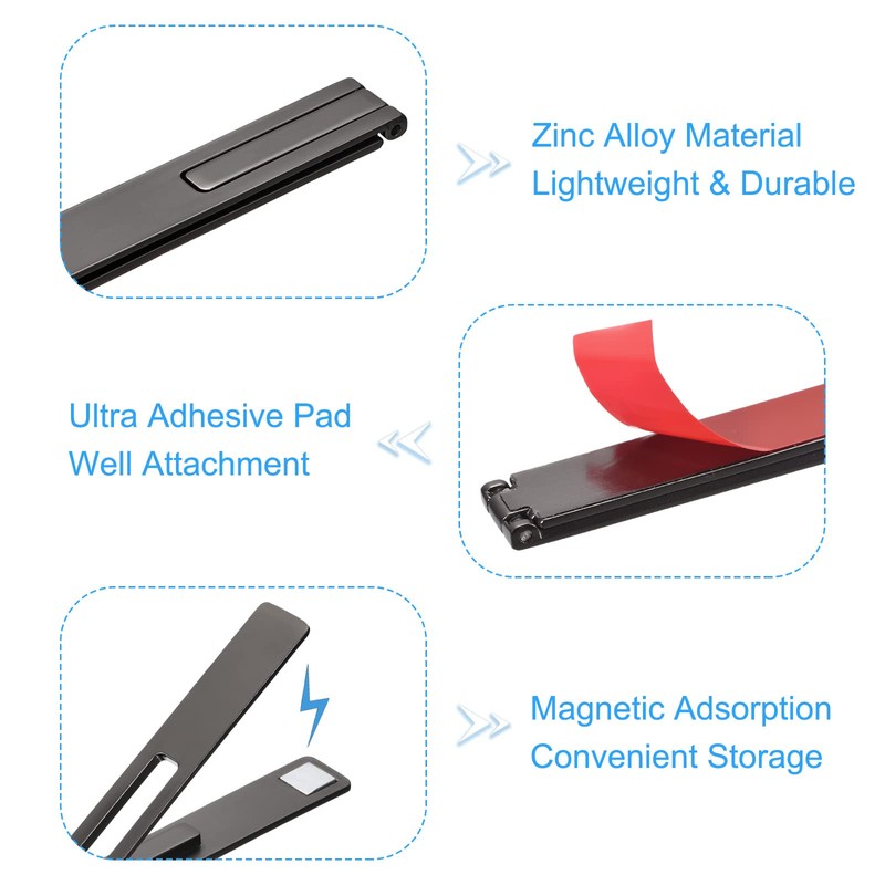 uxcell Cell Phone Kickstand, Horizontal & Vertical Desk Stand, Magnetic