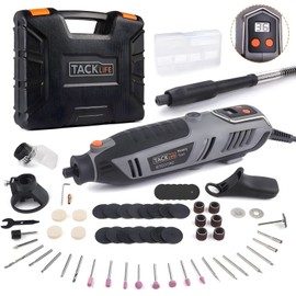 TACKLIFE RTD37AC Rotary Tool 200W with LCD display 64 Accessories Hot Performanc